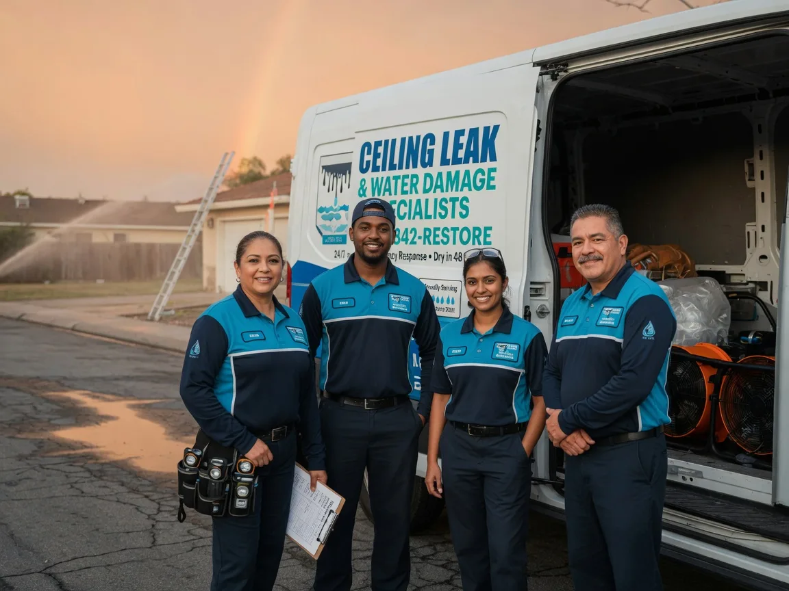 Ceiling Leak Cleanup company in South Salem, OH