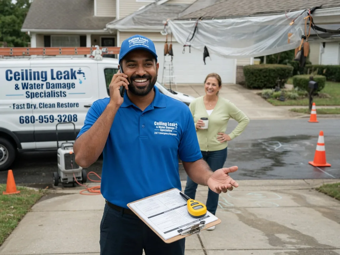 Ceiling Leak Cleanup South Salem, OH FAQs
